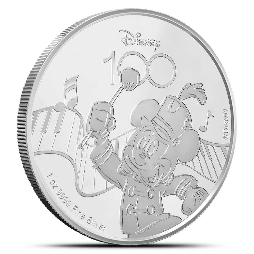 Mickey 1 once d'argent pur