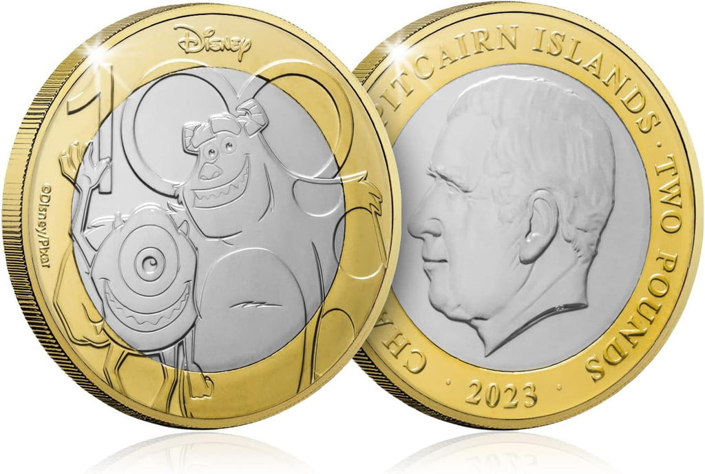 Disney 100th Anniversary Annual Set van 6 munten 2023 Brilliant Uncirculated 50p £2 £5