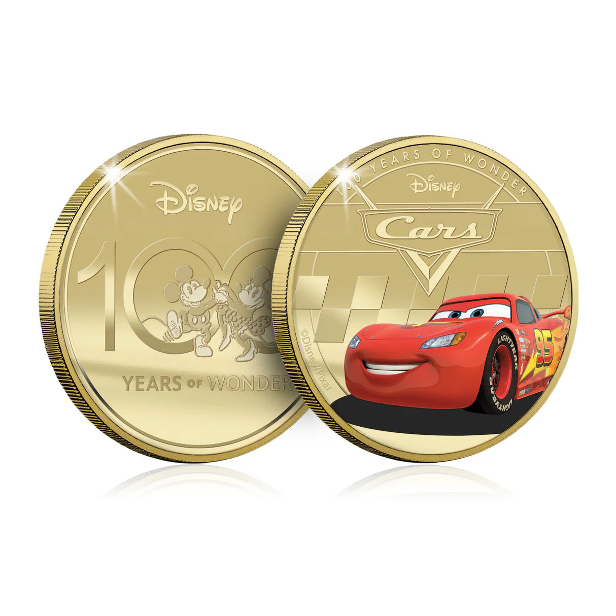 Cars verguld 44mm