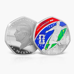 Le coffret officiel de pièces hors circulation de la Coupe du Monde de la FIFA 2026
