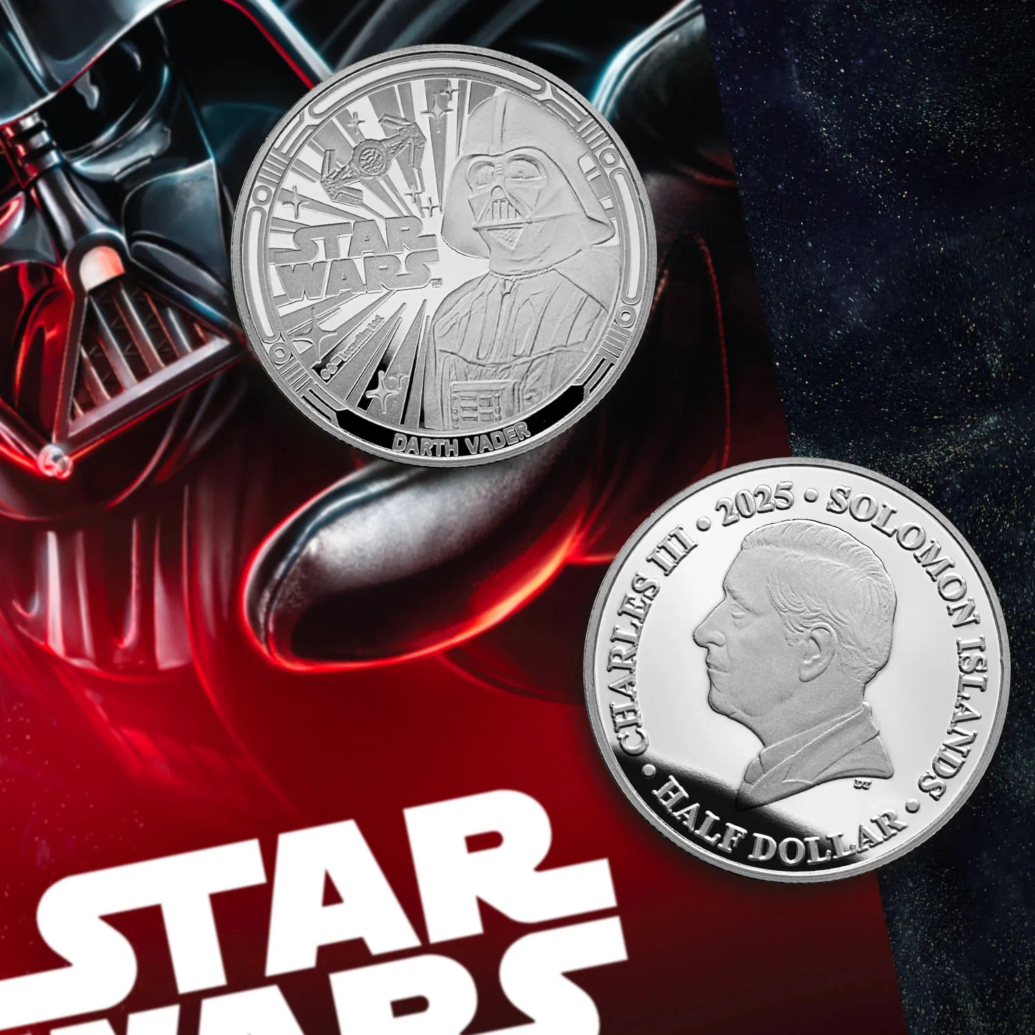 Een Galaxy of Adventures Star Wars Complete 2025 muntenset