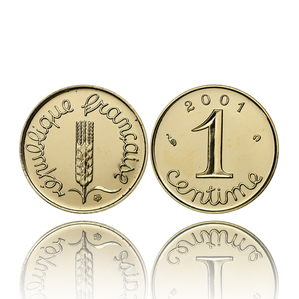 1 Centime Épi  Goud  2001  Monnaie de Paris