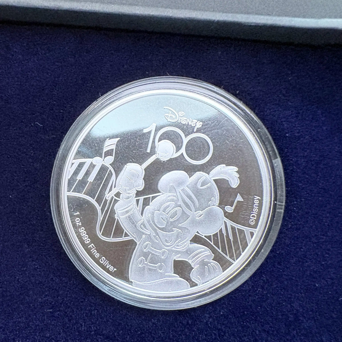 Mickey 1 once d'argent pur