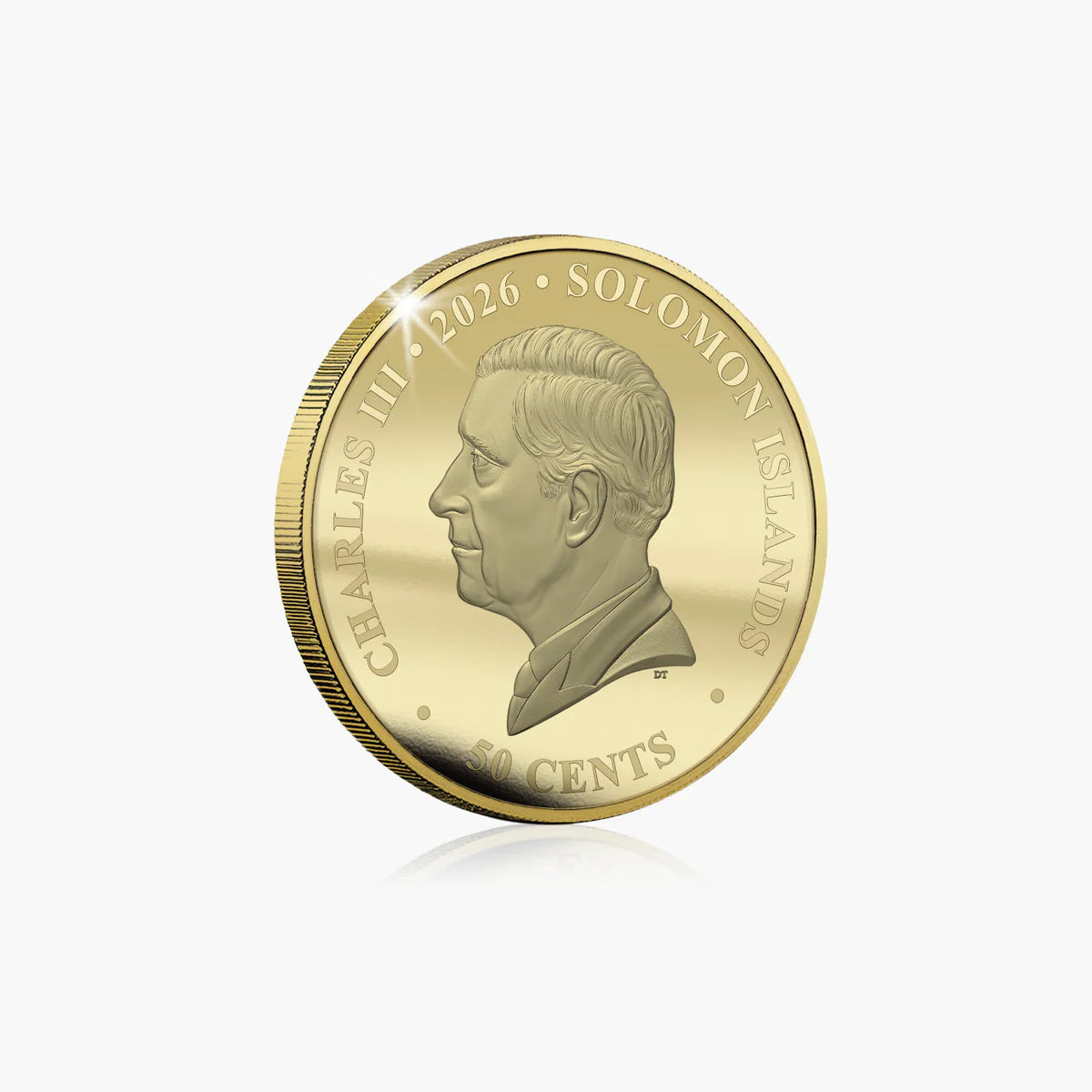 250 ans de l'indépendance américaine, pièce plaquée or de 50 mm, édition de luxe