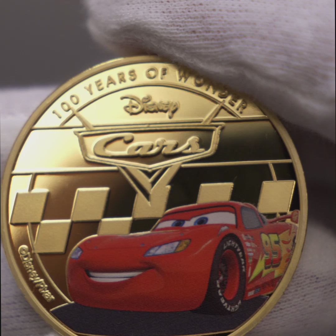 Cars verguld 44mm