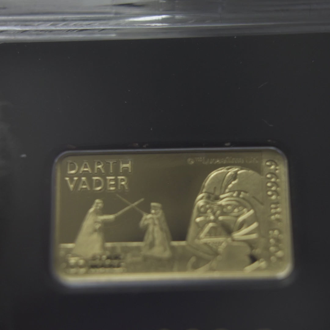 Darth Vader goudbaar 24k – Lucasfilm™  (1/100 oz)