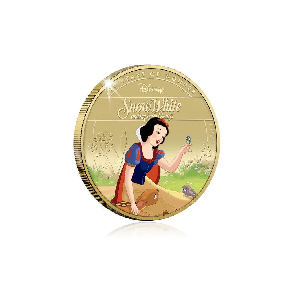 Sneeuwwitje verguld 44mm