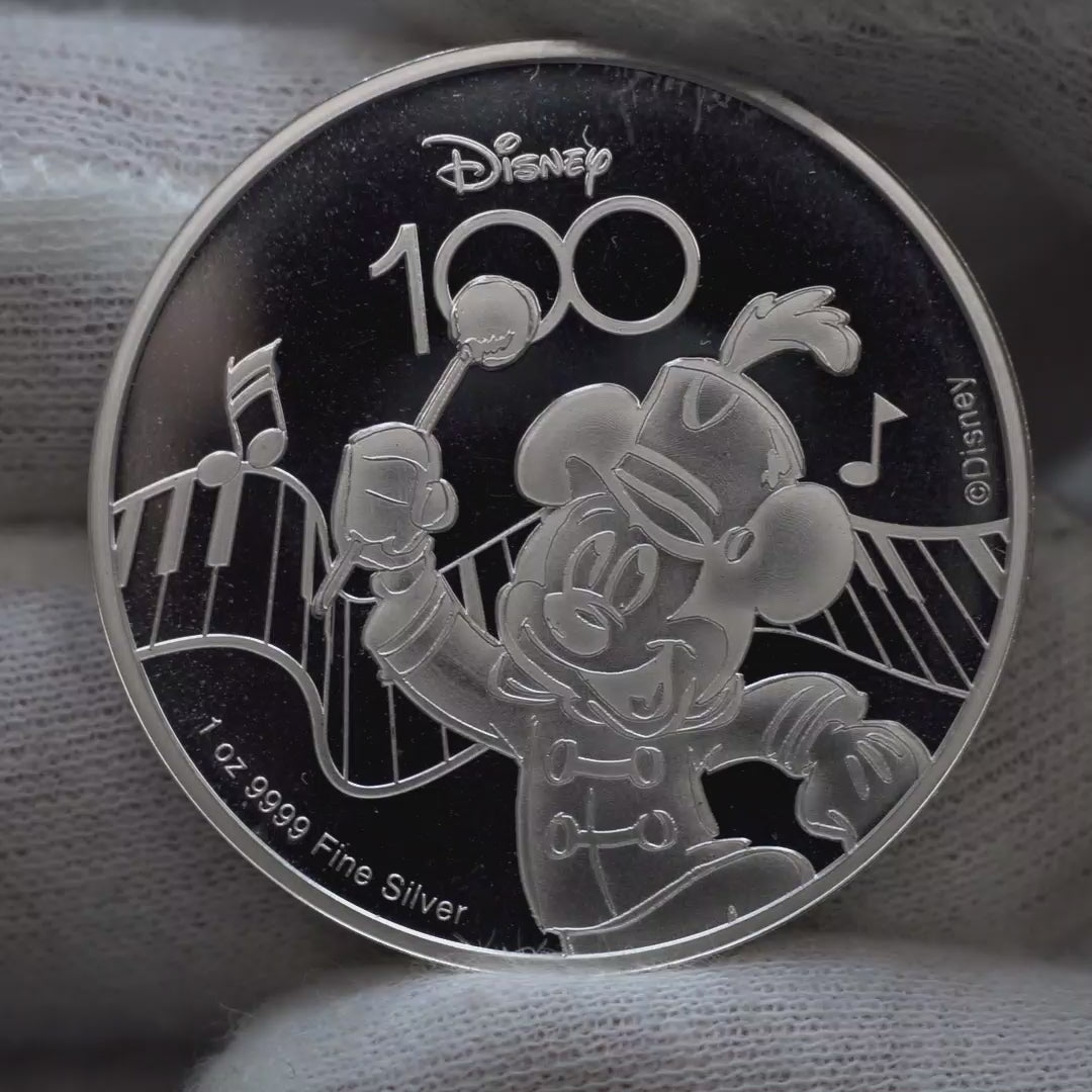 Mickey 1 ounce puur zilver