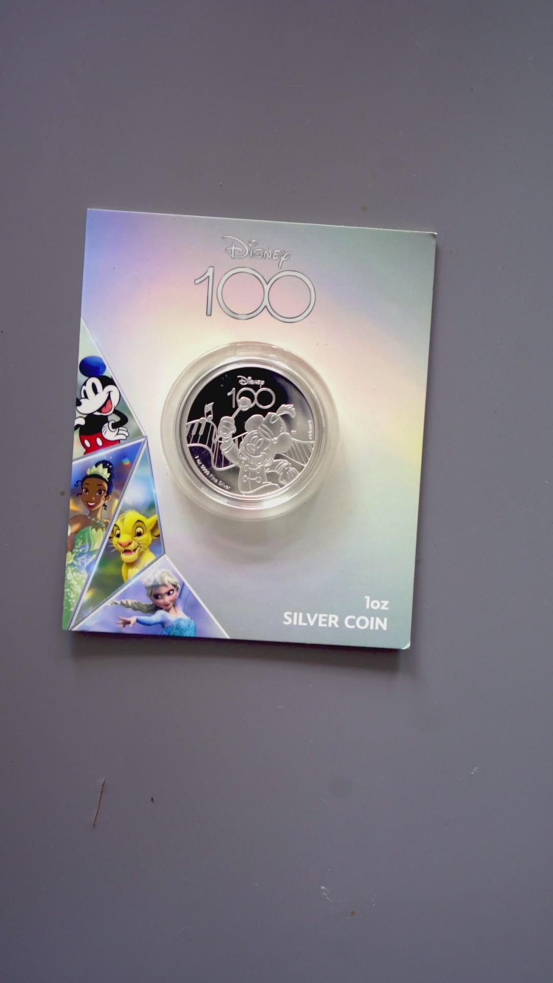 Mickey 1 once d'argent pur