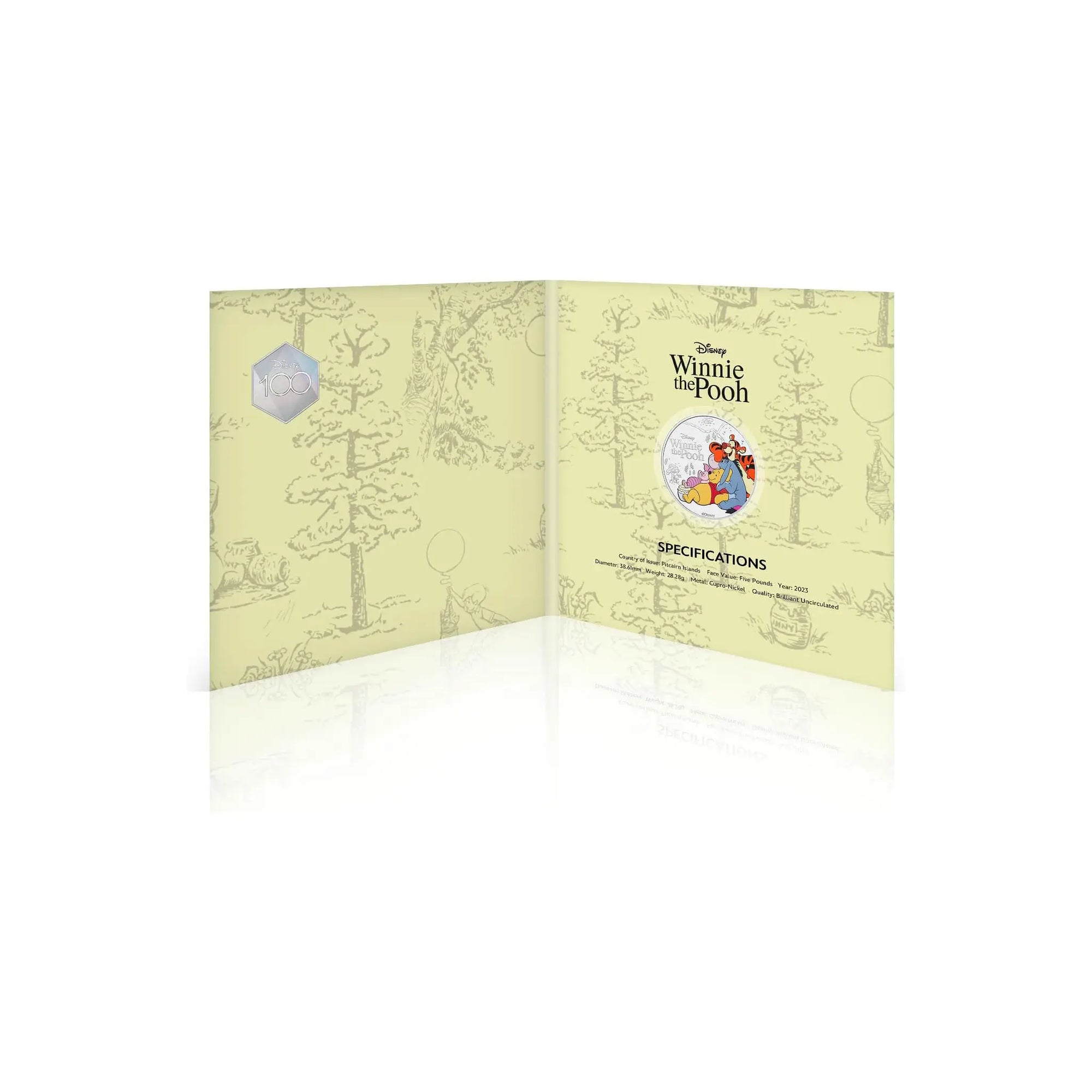 Winnie l'ourson 5 livres 100 ans Disney